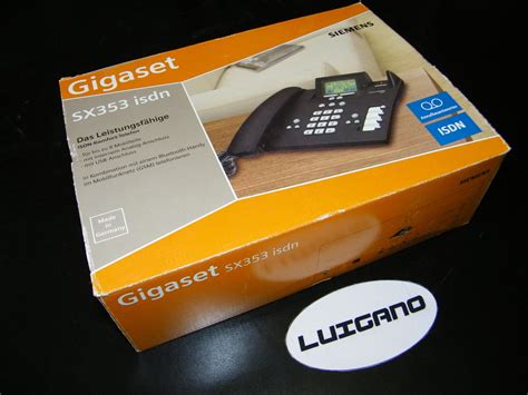 Siemens Gigaset Sx Sx Isdn Isdn Telefon Schwarz Ebay