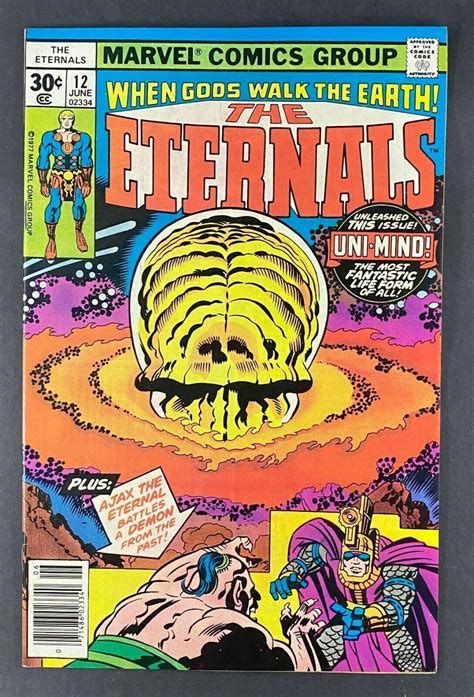 Eternals Vf St Appearance Uni Mind Jack Kirby Cover