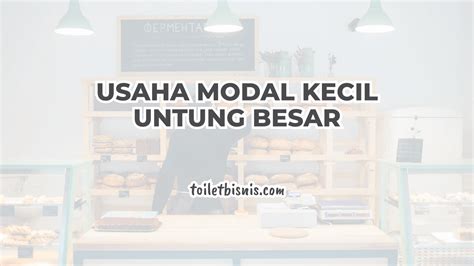 Usaha Modal Kecil Untung Besar Homecare