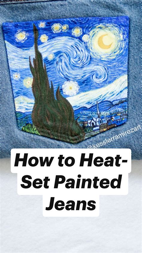 Denim Painting How To Heat Set Artofit