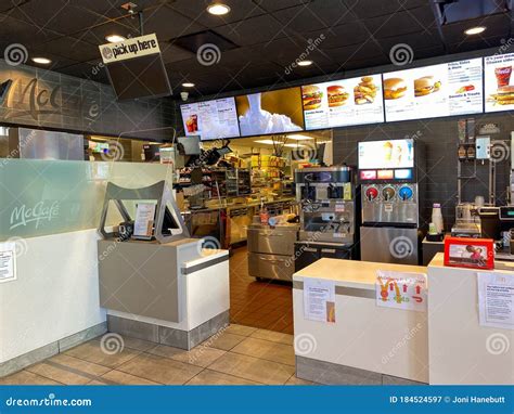 The Kitchen at a McDonald`s Fast Food Restaurant Editorial Photography ...