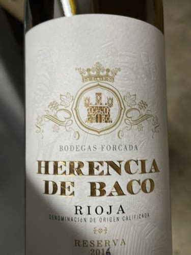 Forcada Herencia De Baco Reserva Vivino Deutschland