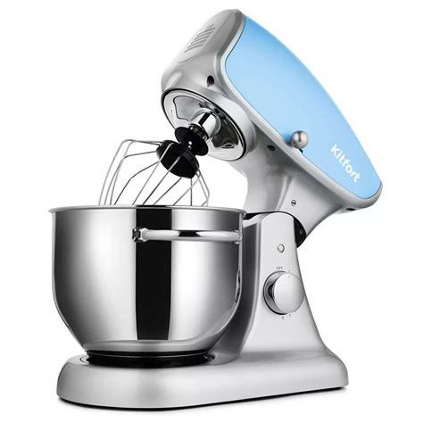 Надежный планетарный миксер Kitfort KT-1336-1, голубой купить по цене ...