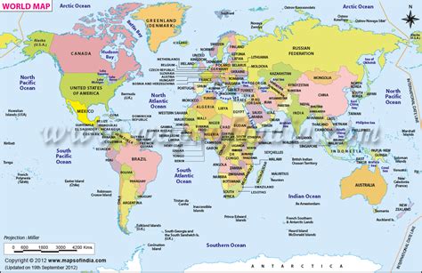 Clickable World Map Countries