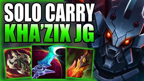 HOW TO PLAY KHA ZIX JUNGLE SOLO CARRY THE GAME IN S13 Best Build