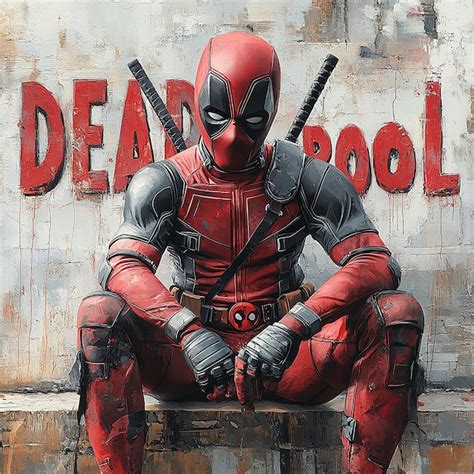 Poster HD Criativo De Deadpool Que Soletra O Texto DEADPOOL No Estilo