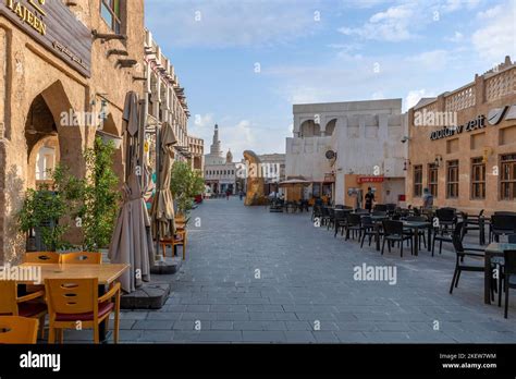 Souq Waqif Es Un Zoco En Doha En El Estado De Qatar El Souq Es