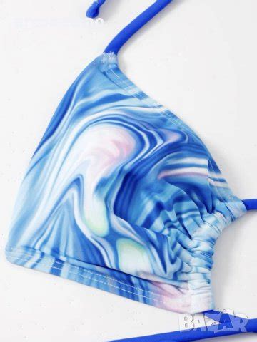 Дамски бански костюм Tie Dye Cross Bikini в Бански костюми в гр Велико Търново