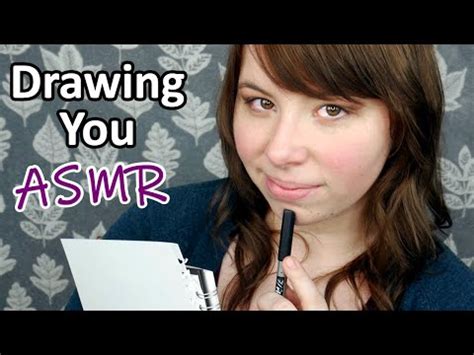 ASMR Sketching You Measuring You Drawing Your Face Personal Attention