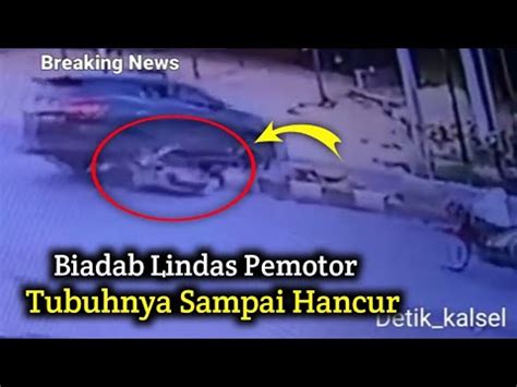 Terekam Cctv Mobil Fortuner Tabrak Lari Pemotor Polisi Cari Pelaku