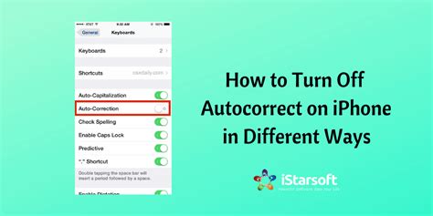 How To Turn Off Autocorrect On Iphone In Simple Clicks