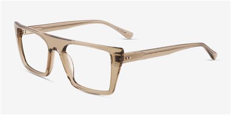 Futurum Square Crystal Gray Full Rim Eyeglasses Eyebuydirect