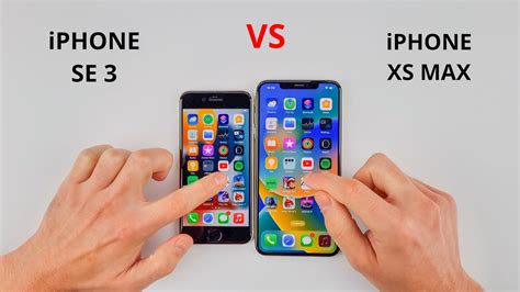 Iphone Se Vs Xs Max Speed Test Youtube