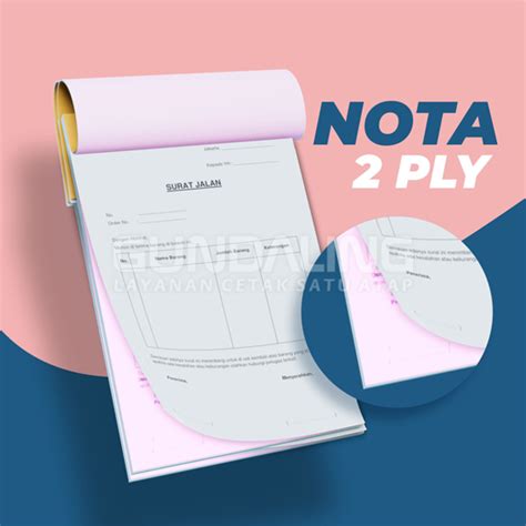 Nota 2 Ply 4 Warna Gundaling Print Online