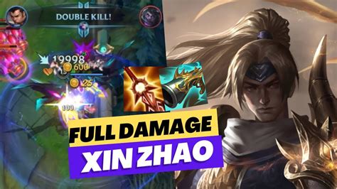 Godlike Full Ad Xin Zhao Jungle Wild Rift Legendary Carry Youtube