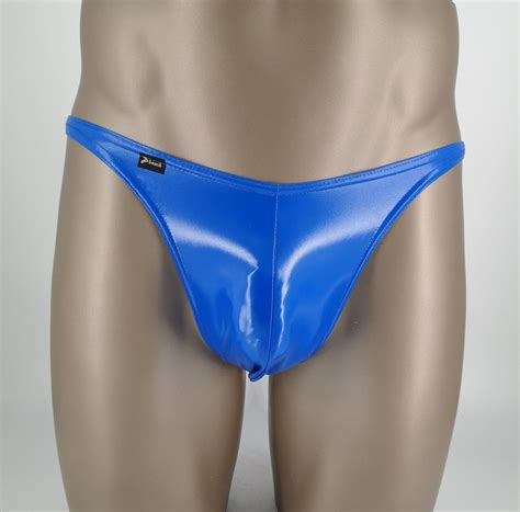 Men Vinyl Bikini Briefs Thong Bathing Thong Josh From Jp Beach Handmade In Germany Sexy Tight