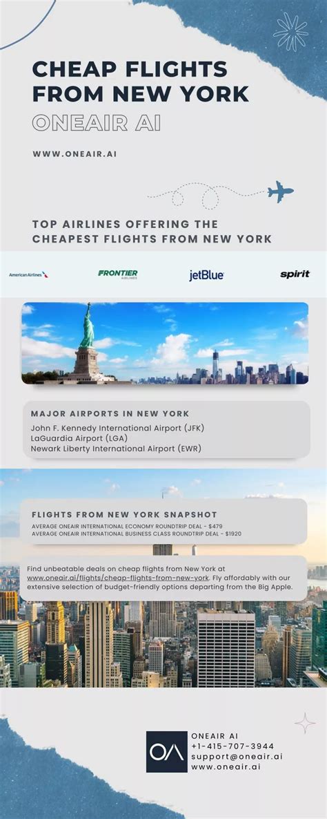 PPT - Book Cheap Flights From New York - OneAir PowerPoint Presentation ...