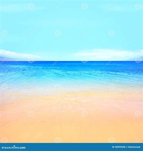 Beach Ocean Background Royalty Free Stock Photos - Image: 28999698