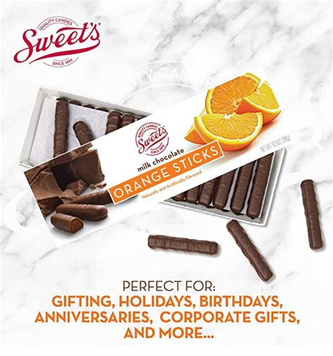 Sweets Dark Chocolate Orange Sticks Sweets On High