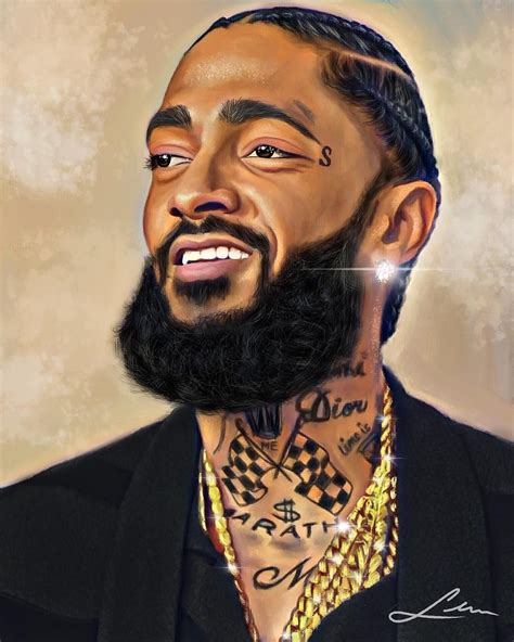 Nipsey Hussle Art Canvas