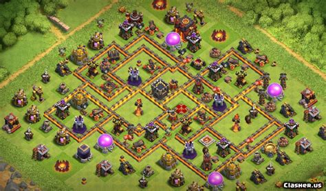 [town Hall 10] Th10 Anti 3 Star War Base V6 [with Link] [10 2019] War Base Clash Of Clans