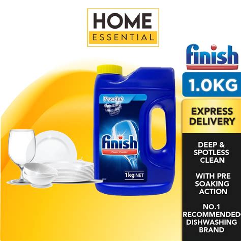 Finish Dishwasher Cleaning Power Powder 1 0kg Shopee Malaysia