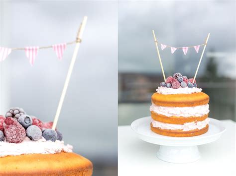 Naked Cake Rezept Mit Himbeer Mascarpone F Llung Kuchen Und Torten