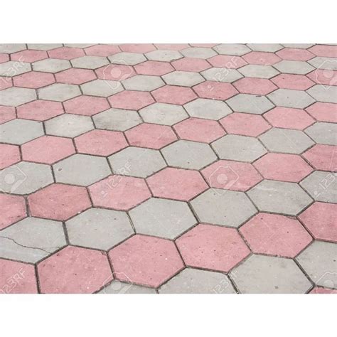 Hexagonal Interlocking Concrete Paver Block Thickness Mm At Rs