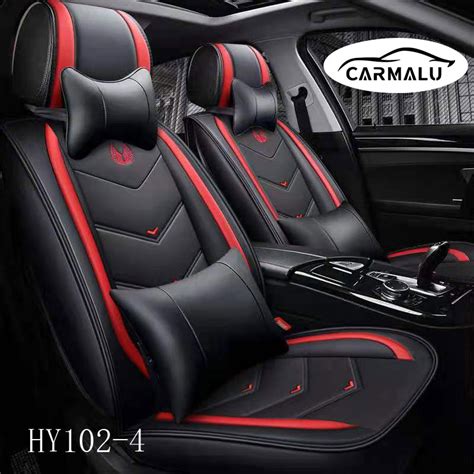 Most Comfortable Ventilated Black And Red Car Seat Covers Ladies Custom Wellfit Waterproof