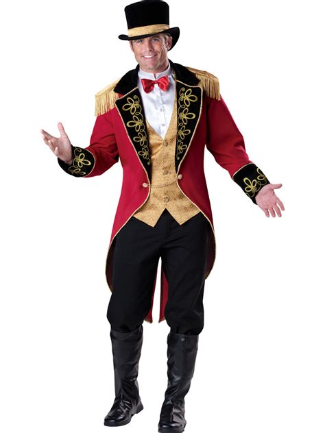 Mens Ringmaster Circus Costume The Costume Shoppe