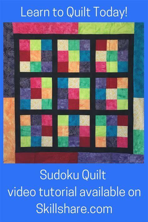 Sudoku Quilt Fun And Quick Nine Patch Block Quilt