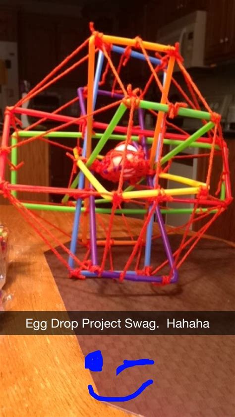 Egg Drop Project With Straws And Glue