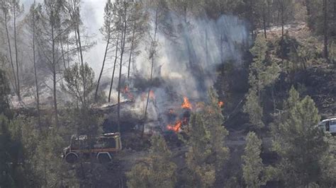 El Incendio De Castellón Ha Reactivado Sus Llamas Debido Al Viento Y