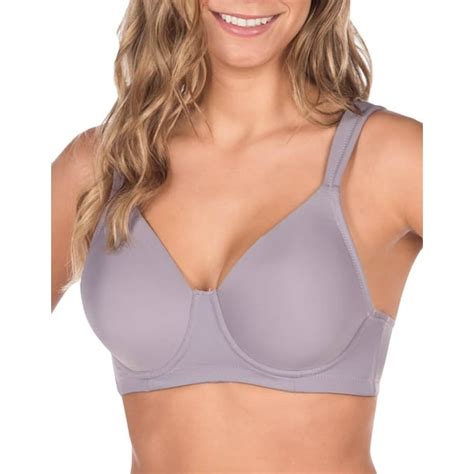 Leading Lady The Brigitte Full Coverage Underwire Molded Padded Seamless Bra Dusty Lavender 5028