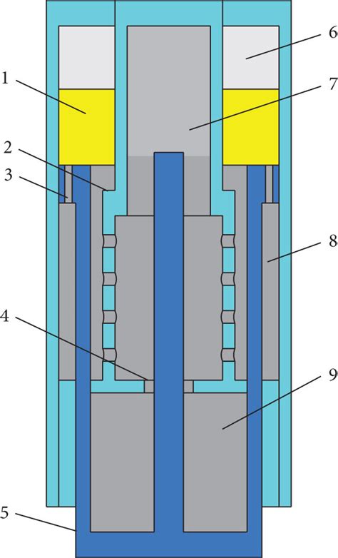 structure diagram  shock absorber  scientific diagram