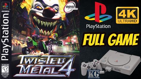 Twisted Metal 4 Ps1 4k60ᶠᵖˢ Uhd🔴 Longplay Walkthrough Playthrough