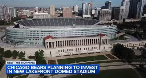 Chicago Bears New Stadium Update Team To Build Dome Along Lakefront