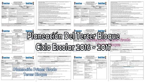 Planeaciones Del Tercer Bloque De Todos Los Grados Ciclo Escolar 2016 39192 Hot Sex Picture