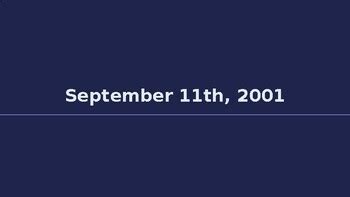 Timeline of the Events that Occurred on September 11th, 2001 | TPT