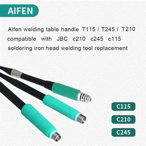 AIFEN Mango De Estaci N De Soldadura T210 T115 T245 T12 Compatible Con