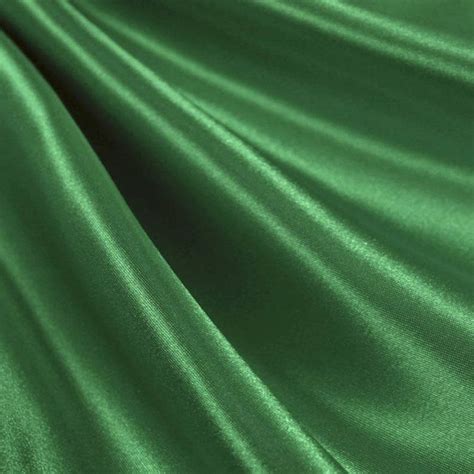 Eliza Green Shiny Heavy Bridal Wedding Satin Fabric By The Etsy