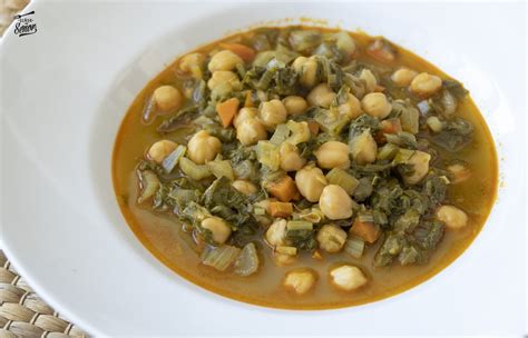 Garbanzos Con Acelgas Receta F Cil De Un Potaje Sano