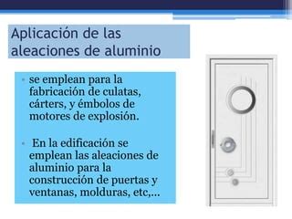 Aleaciones De Cobre Aluminio Antimonio Etc Pptx