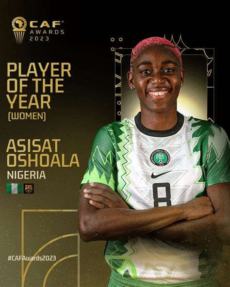 Asisat Oshoala Creates New Record At Caf Awards As Nnadozie Super