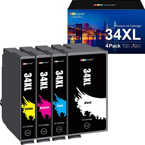 GPC Image Compatible Ink Cartridges Multipack Replacement For Epson 34