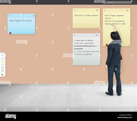 notepad reminder remember list planning concept stock photo alamy