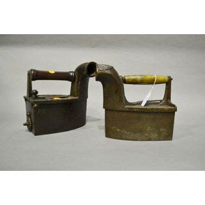 Vintage flat irons and coal irons - price guide and values