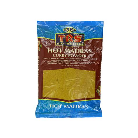 Trs Madras Curry Powder Hot 100g Zakiasianfoods