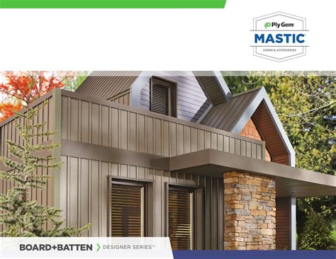 Mastic By Ply Gem Catalogs Board Batten Vinyl Siding Brochure Arcat