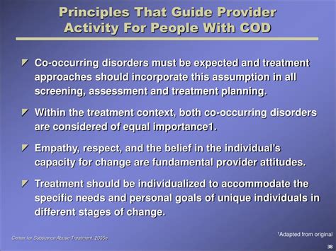 Ppt Tip 42 And Beyond — Substance Treatment For Persons With Co Occurring Disorders